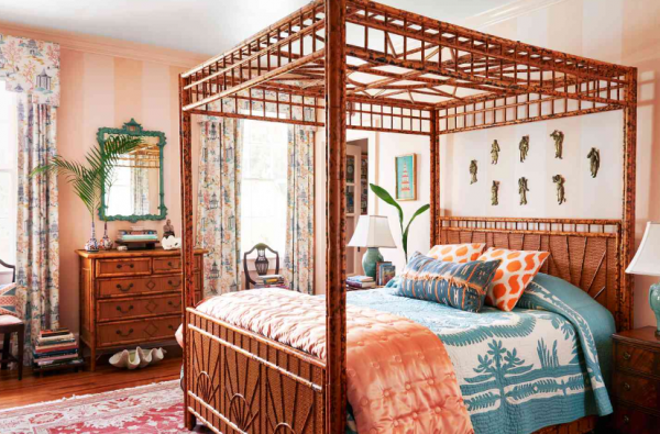 Kamar remaja dengan perabotan berlengan lembut untuk tampilan Eropa yang elegan